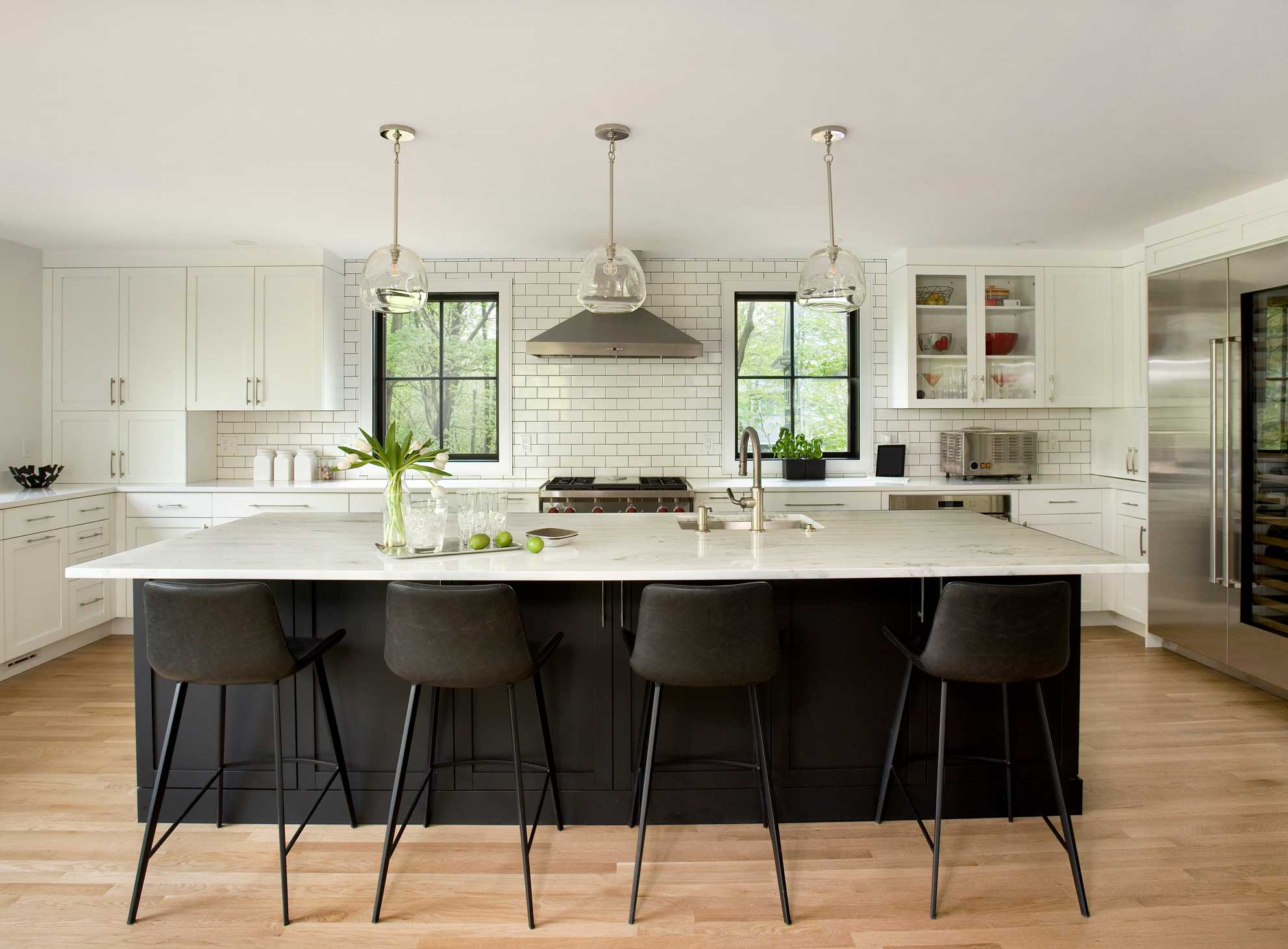 kitchen with island