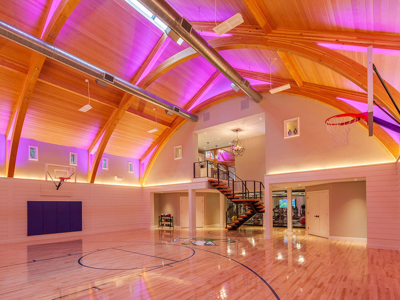 PSD Social Barn, Brian Vanden Brink, Interior Basketball Court, Cape Cod