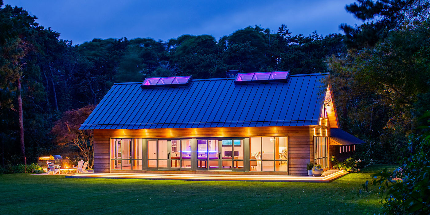 PSD Social Barn, Brian Vanden Brink, Exterior Lighting, Cape Cod