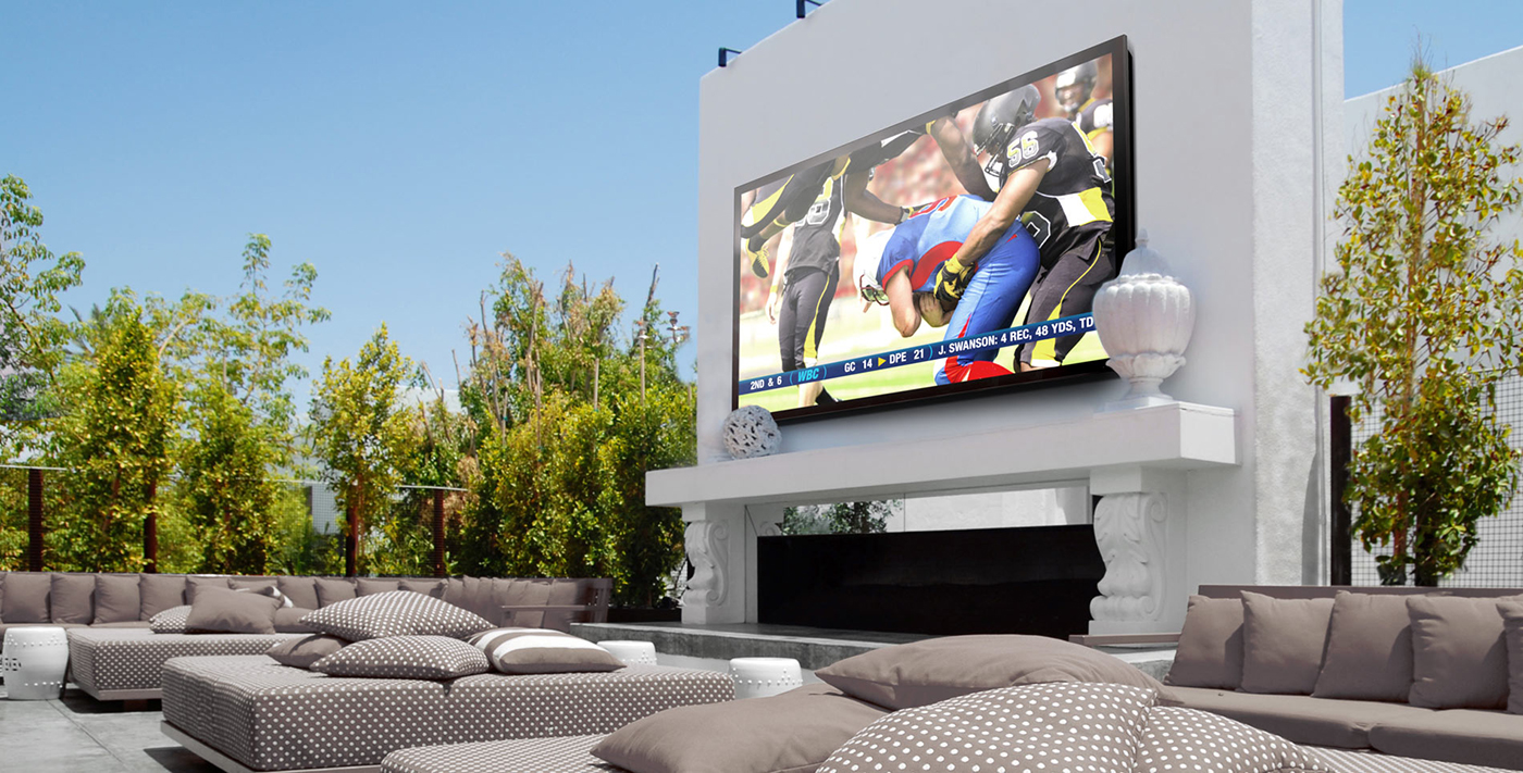 High-end outdoor TVs