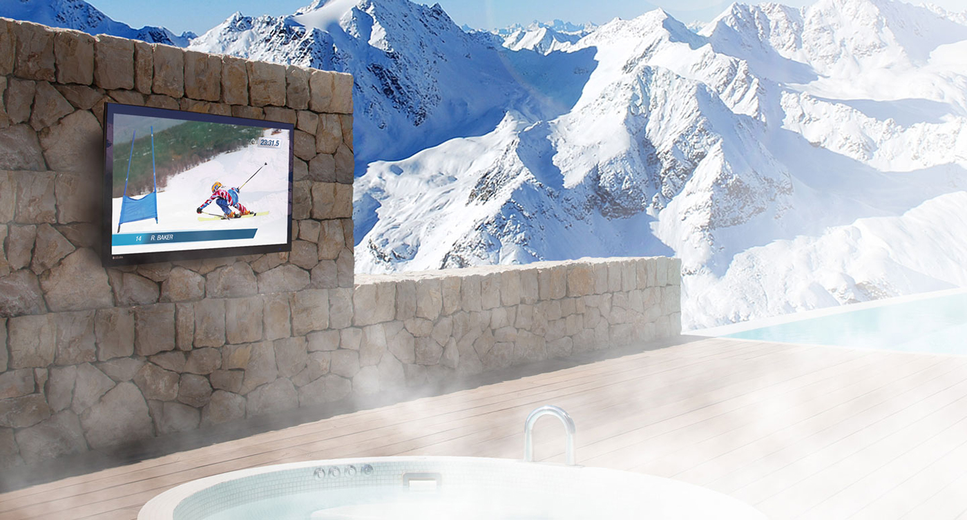 High-end outdoor TVs