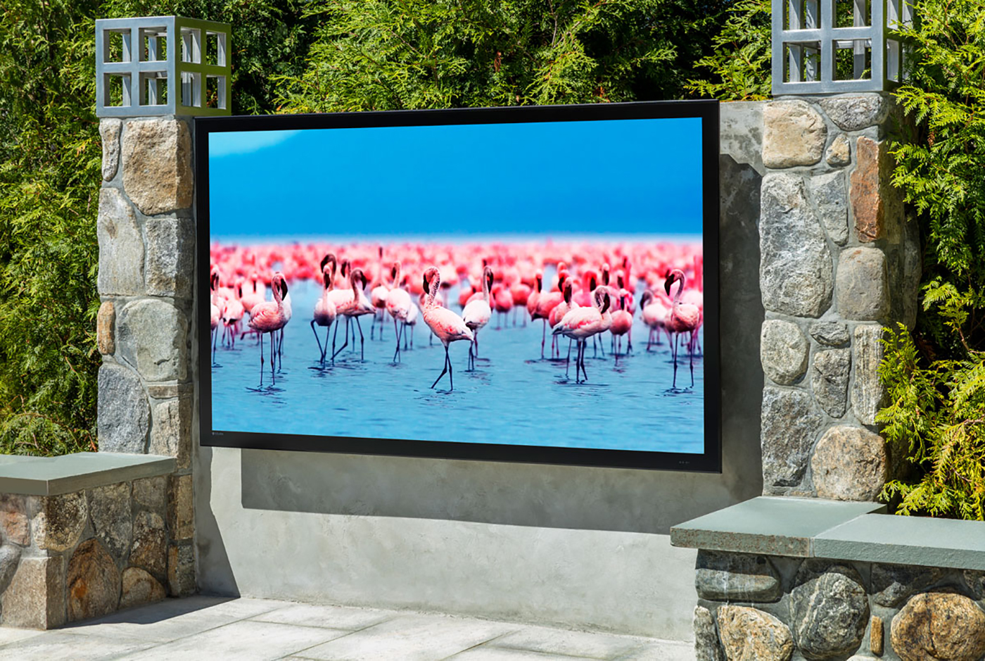 High-end outdoor TVs