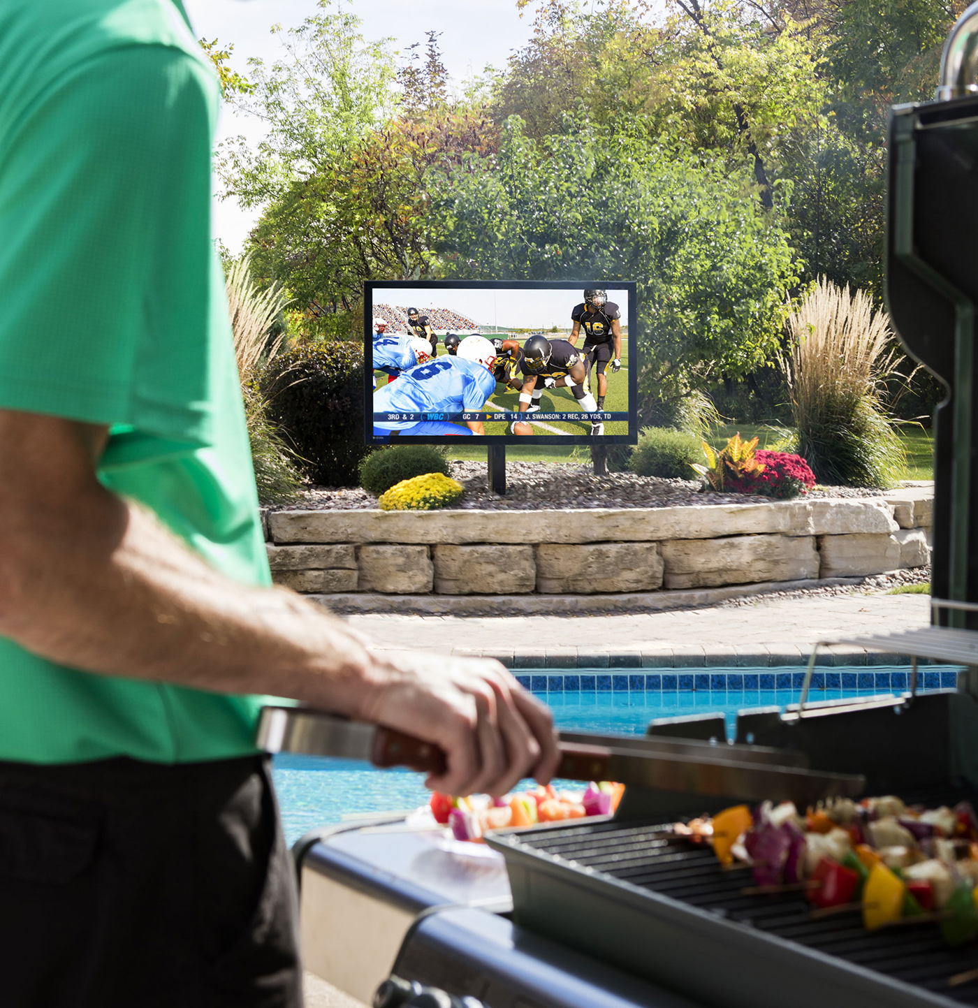 High-end outdoor TVs