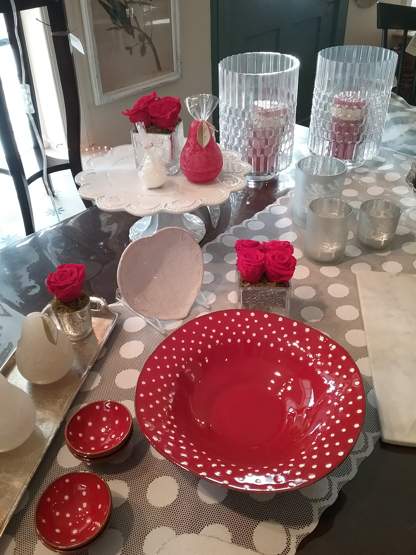 Valentine's Day tableware