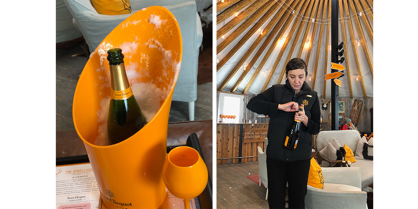 Veuve Clicquot Yurt at Park City, Utah