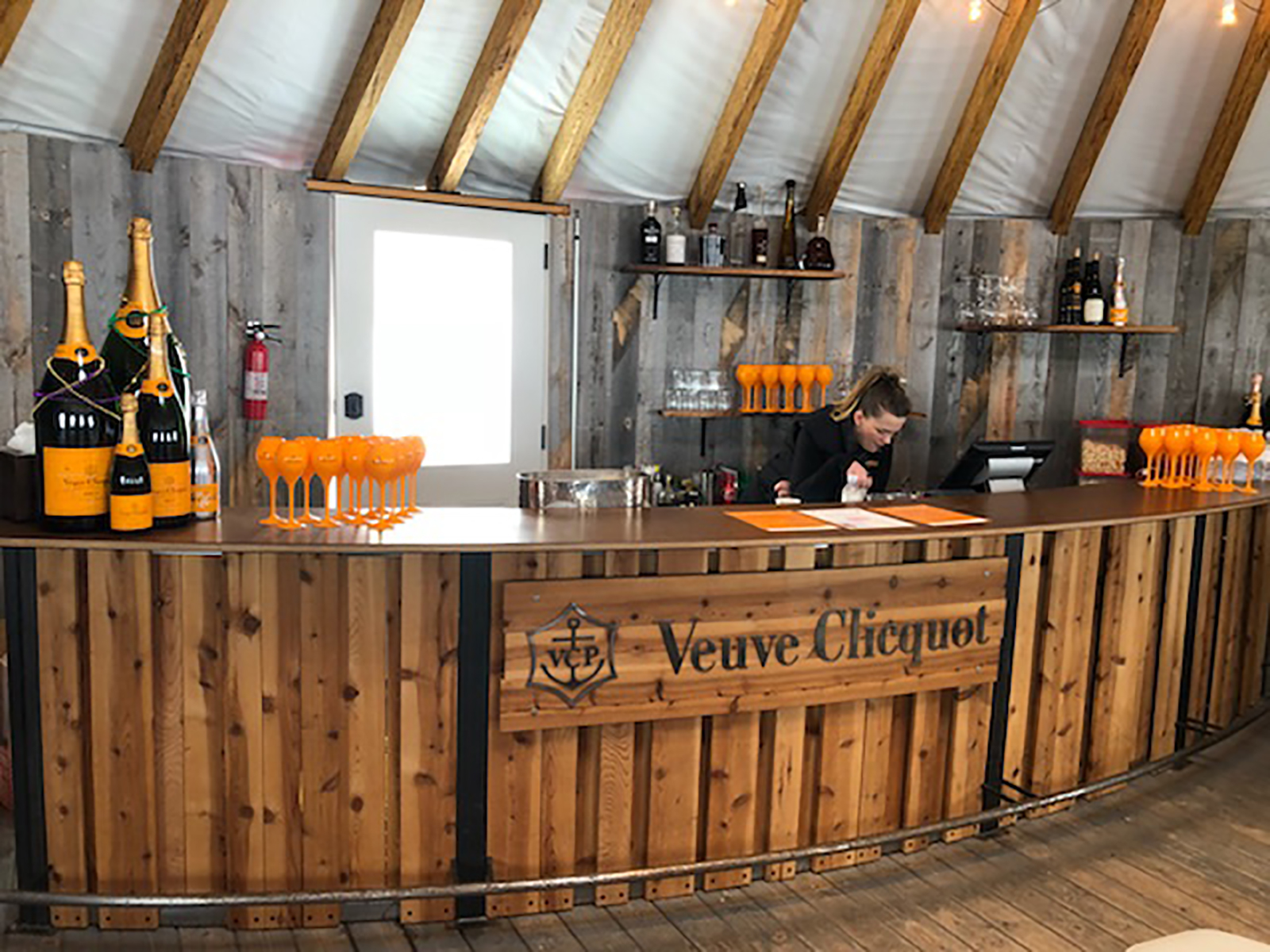 Veuve Clicquot Yurt at Park City, Utah Veuve Clicquot Yurt at Park City, Utah