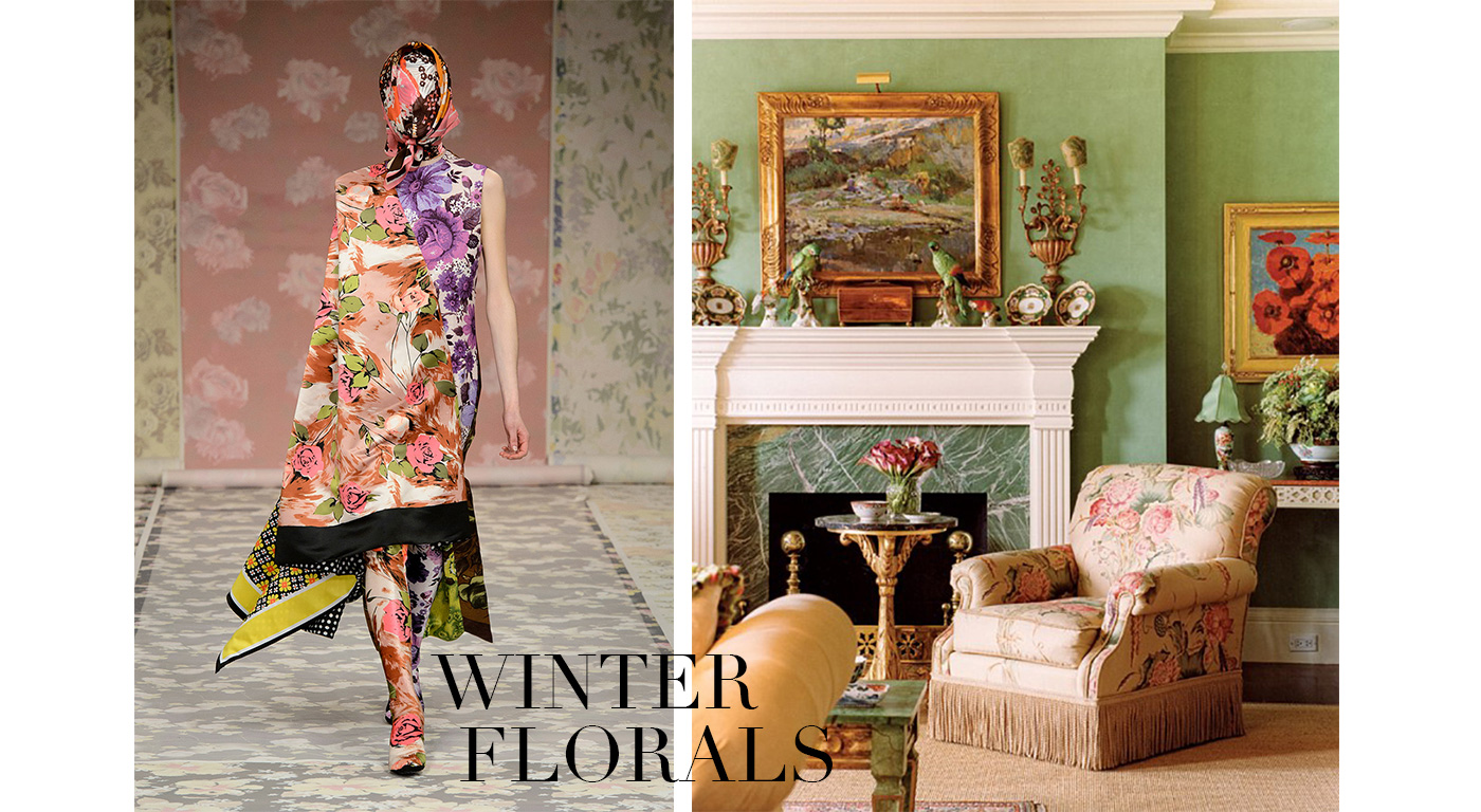 Fall Fashions in the Home, Winter Florals