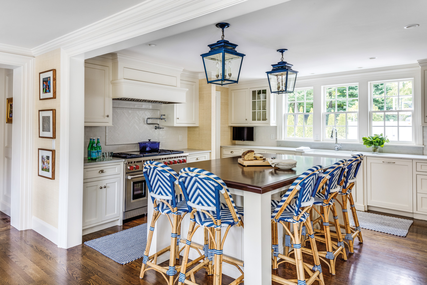 Custom kitchen renovation for a high-end suburban Boston home.