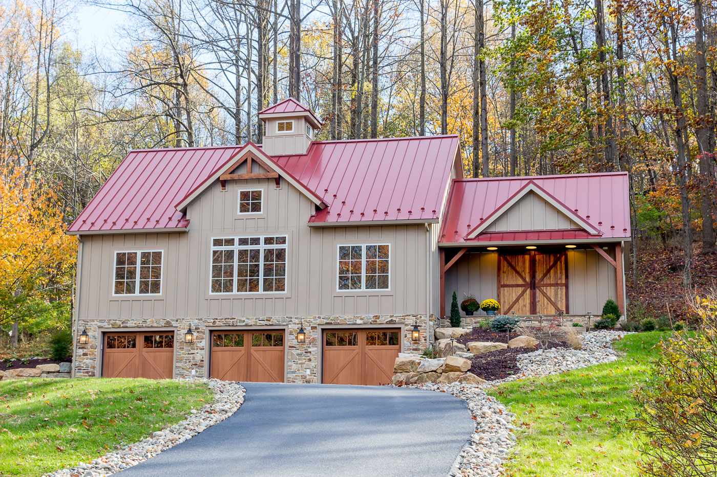 The Downing Barn home, Yankee Barn Homes 