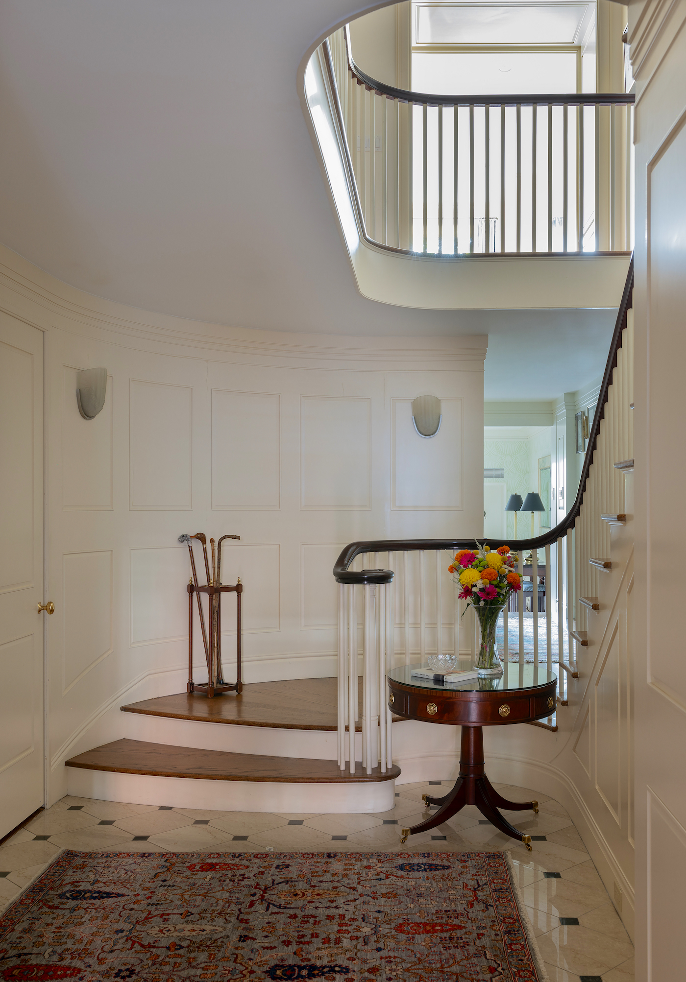 SV Design, Brownstone in the City, Boston, Staircase