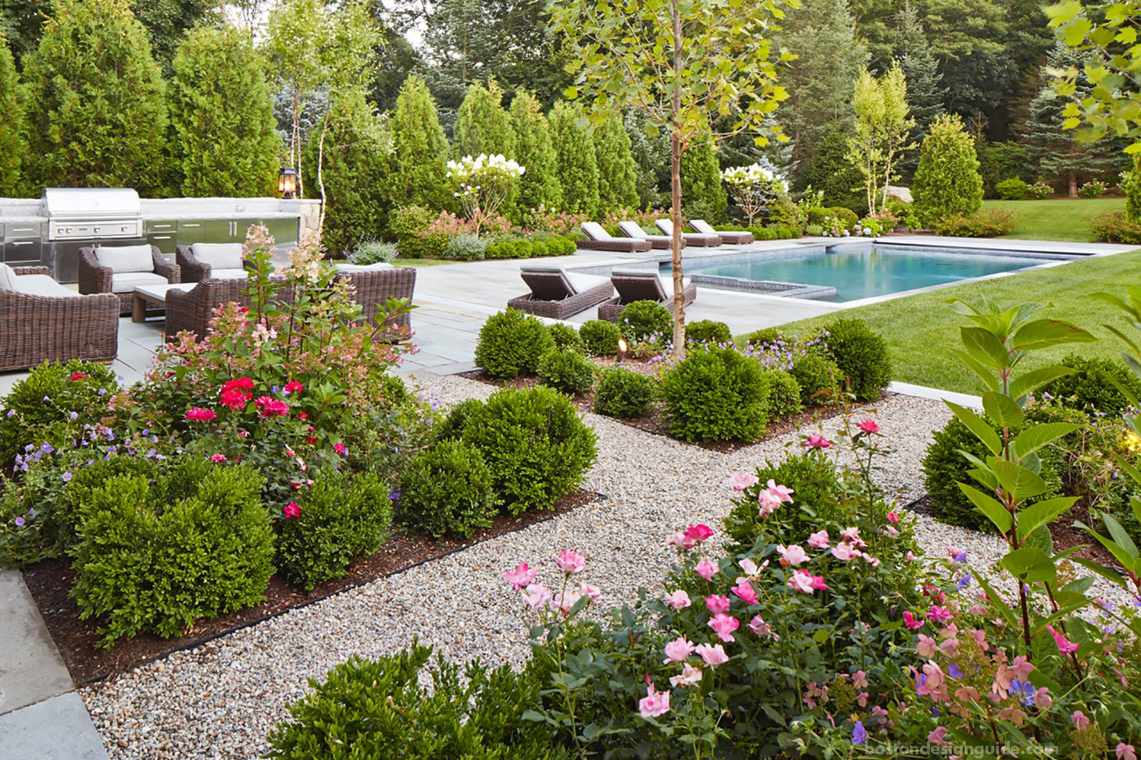 High-end Boston landscape design