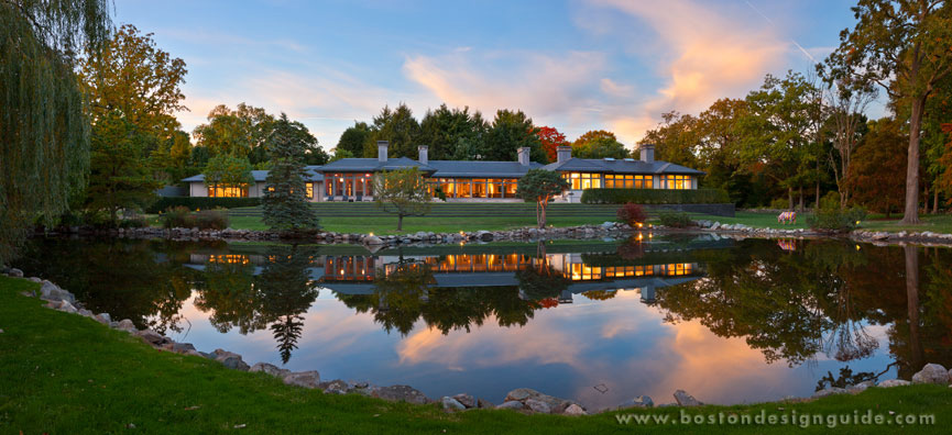 High-end contemporary New England home