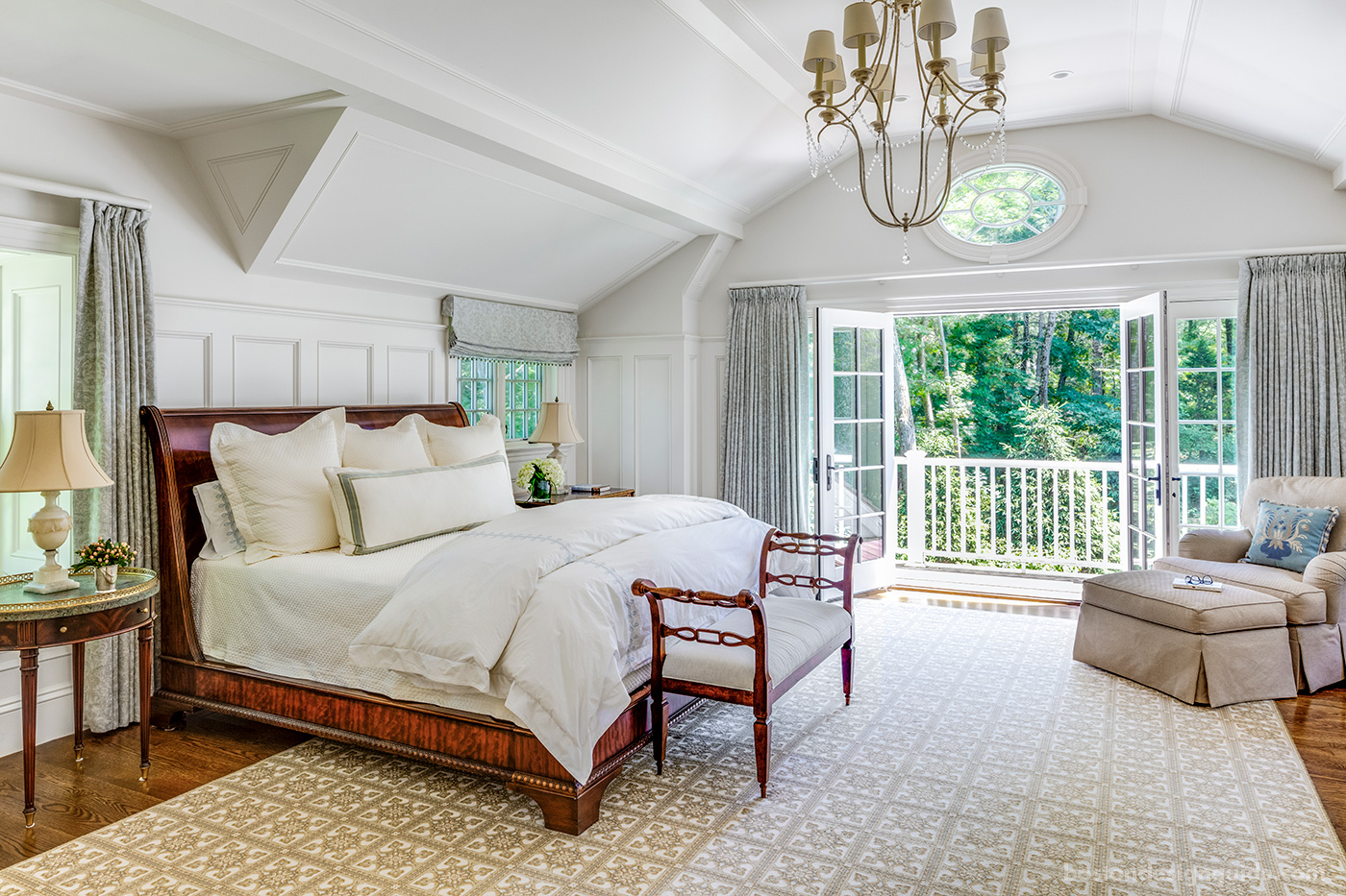 Master bedroom suite with outdoor connection