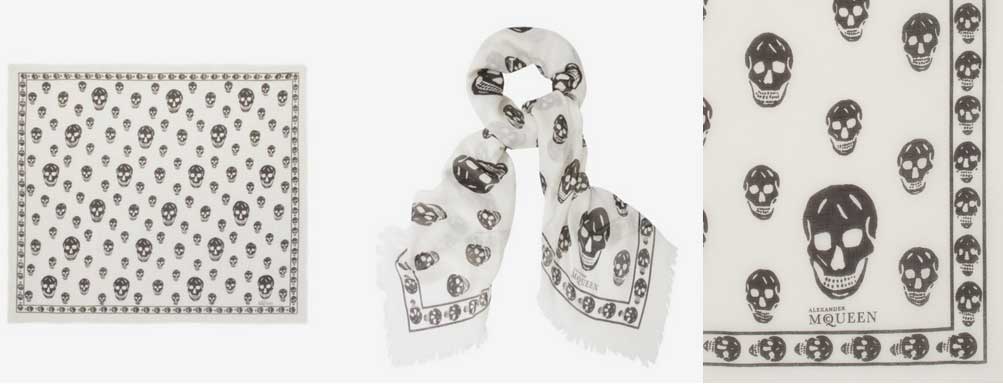 Alexander McQueen Skull Scarves