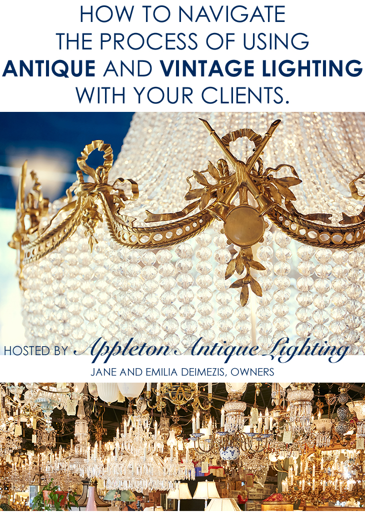 vintage and antique lighting specialists in New England