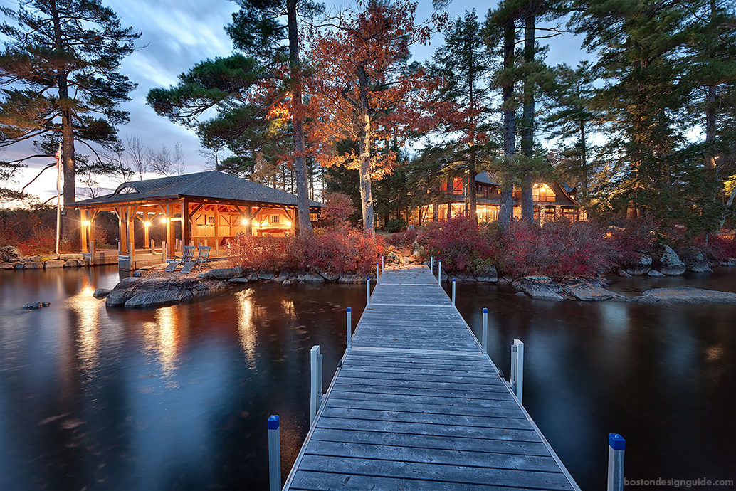 High End lakefront home New Hampshire