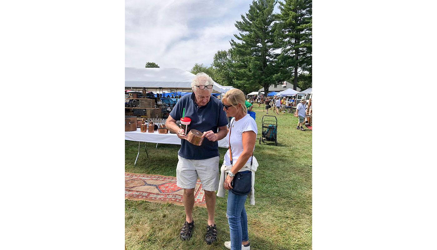 Shopping the Brimfield Antiques Flea Market with a pro