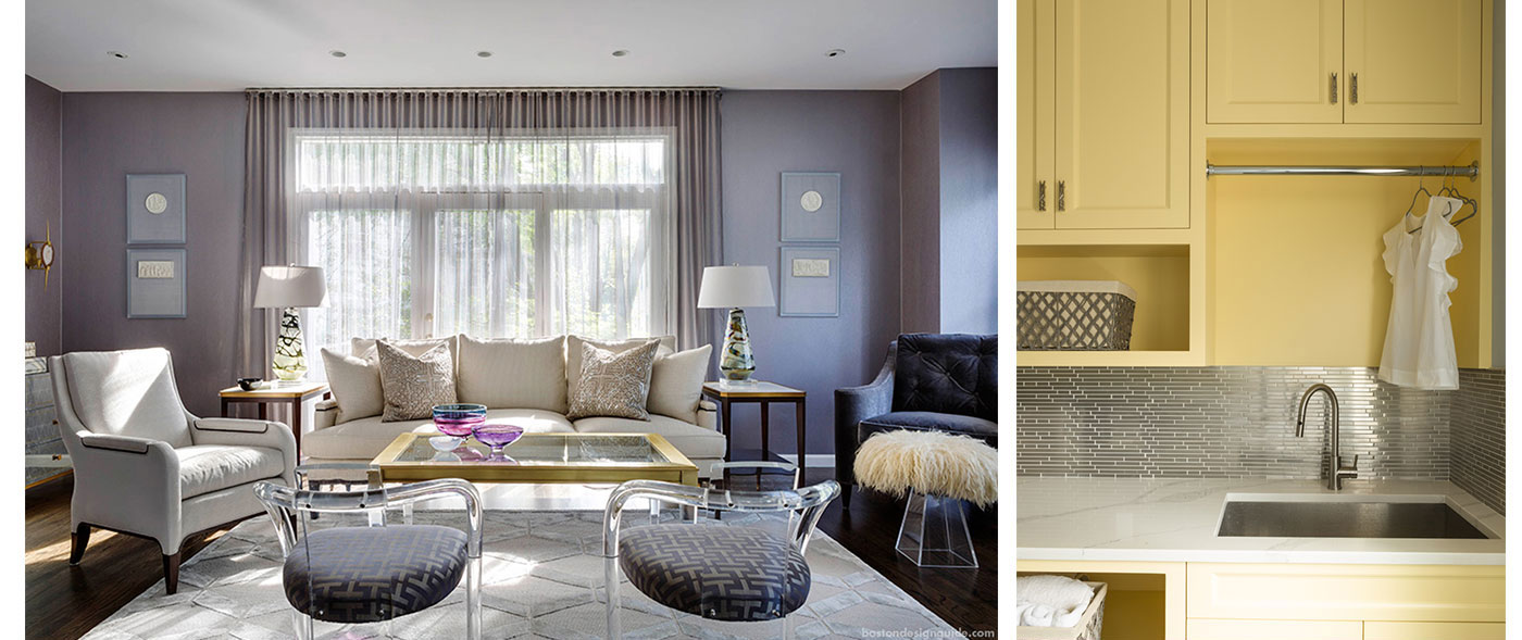 Pastel living spaces inspired by Conversation Hearts for Valentine's Day