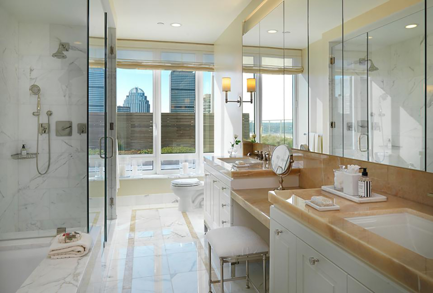 High-end master baths