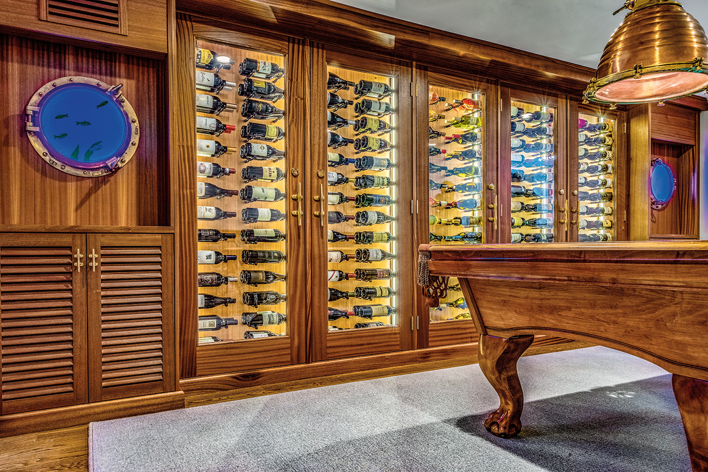 Wine cabinets by Charles River Wine Cellar