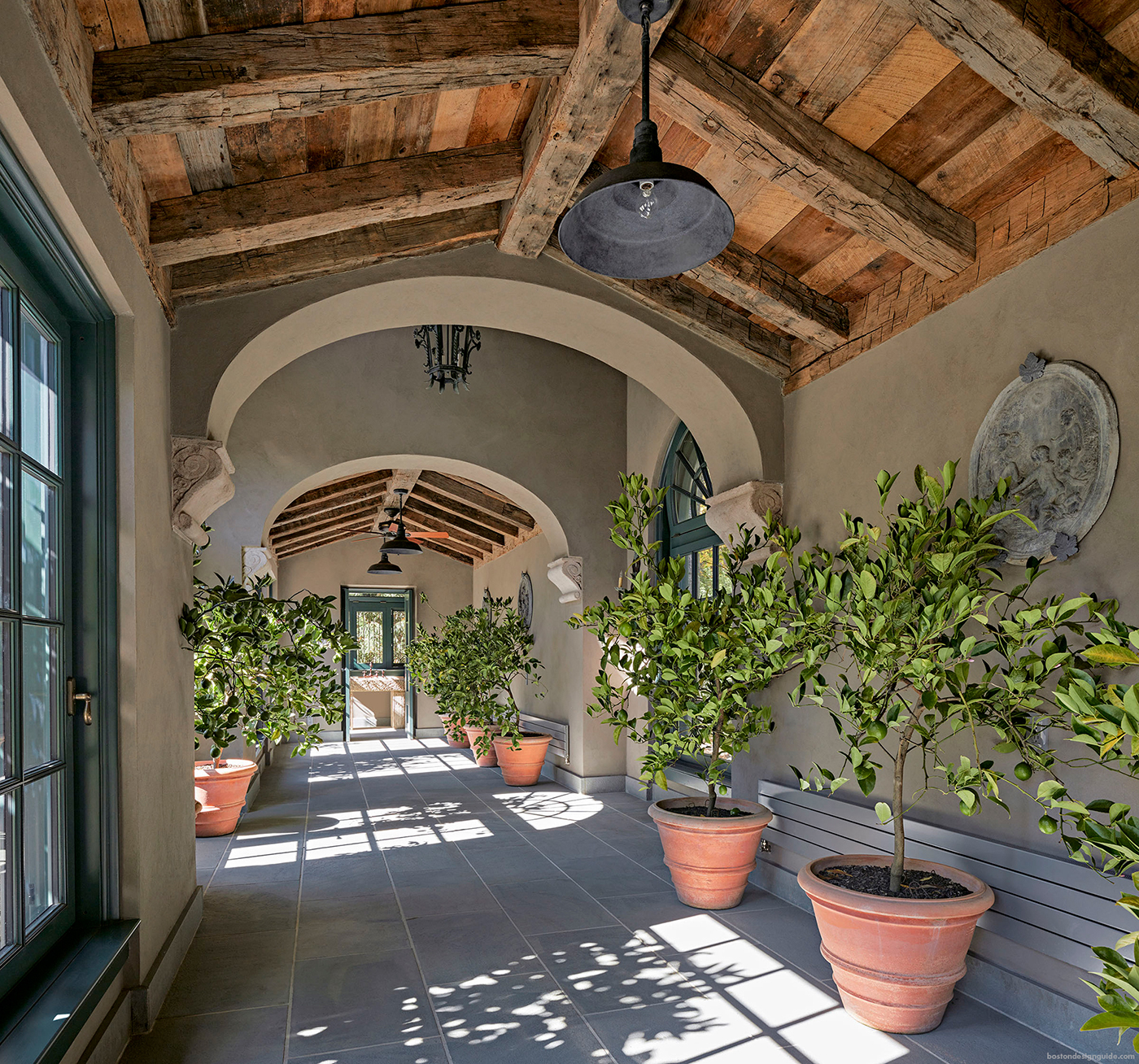 Custom covered breezeway