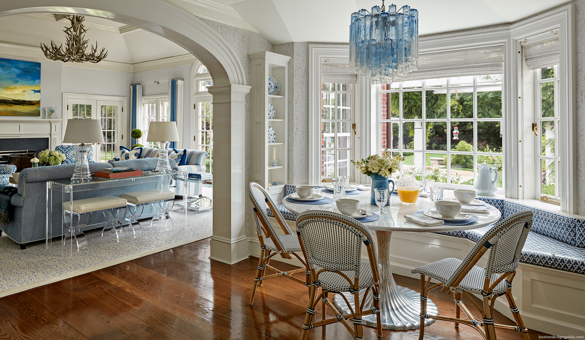 beautiful home renovation and addition kitchen and living room