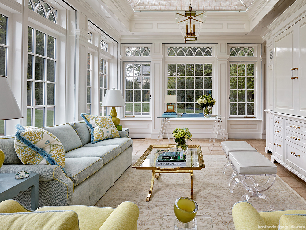 historic gregorian home addition and renovation, conservatory