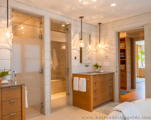 high-end master bath