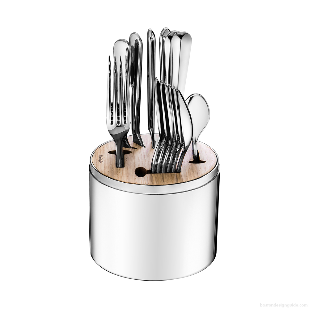 polished stainless steel kitchenware