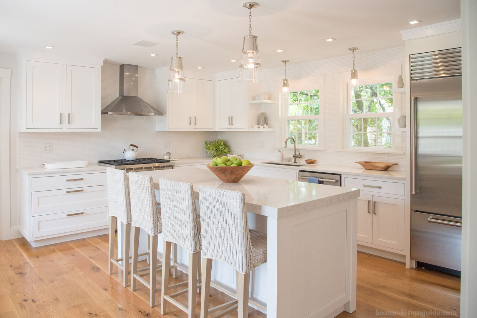 Coastal Kitchen furnished by Nantucket Looms