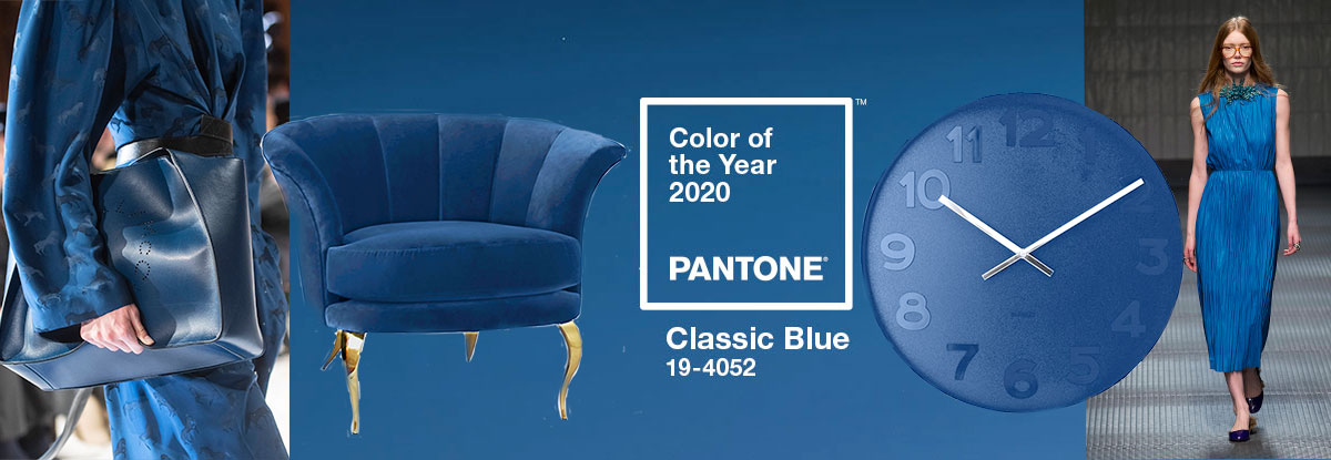 Design applications of Pantone Color of the Year 2020, Classic Blue