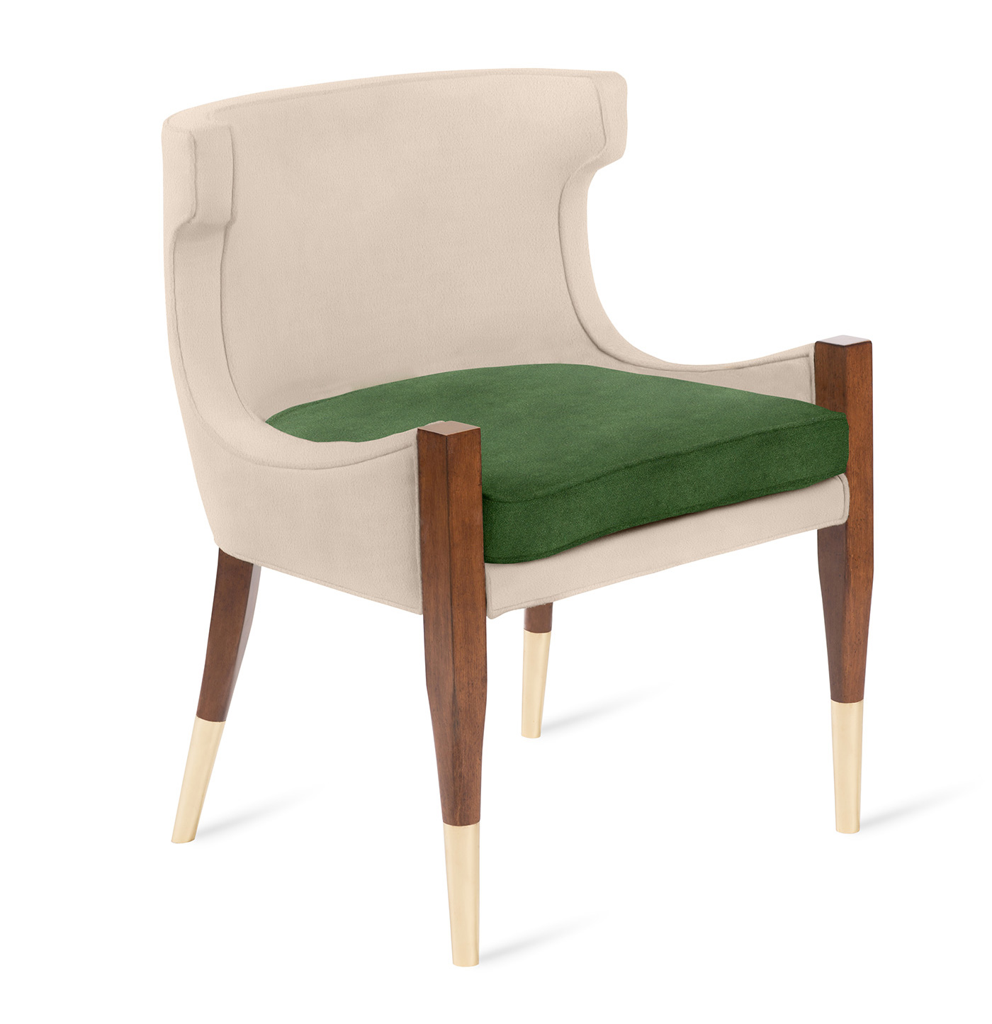 High-end armchair by Boston interior designer