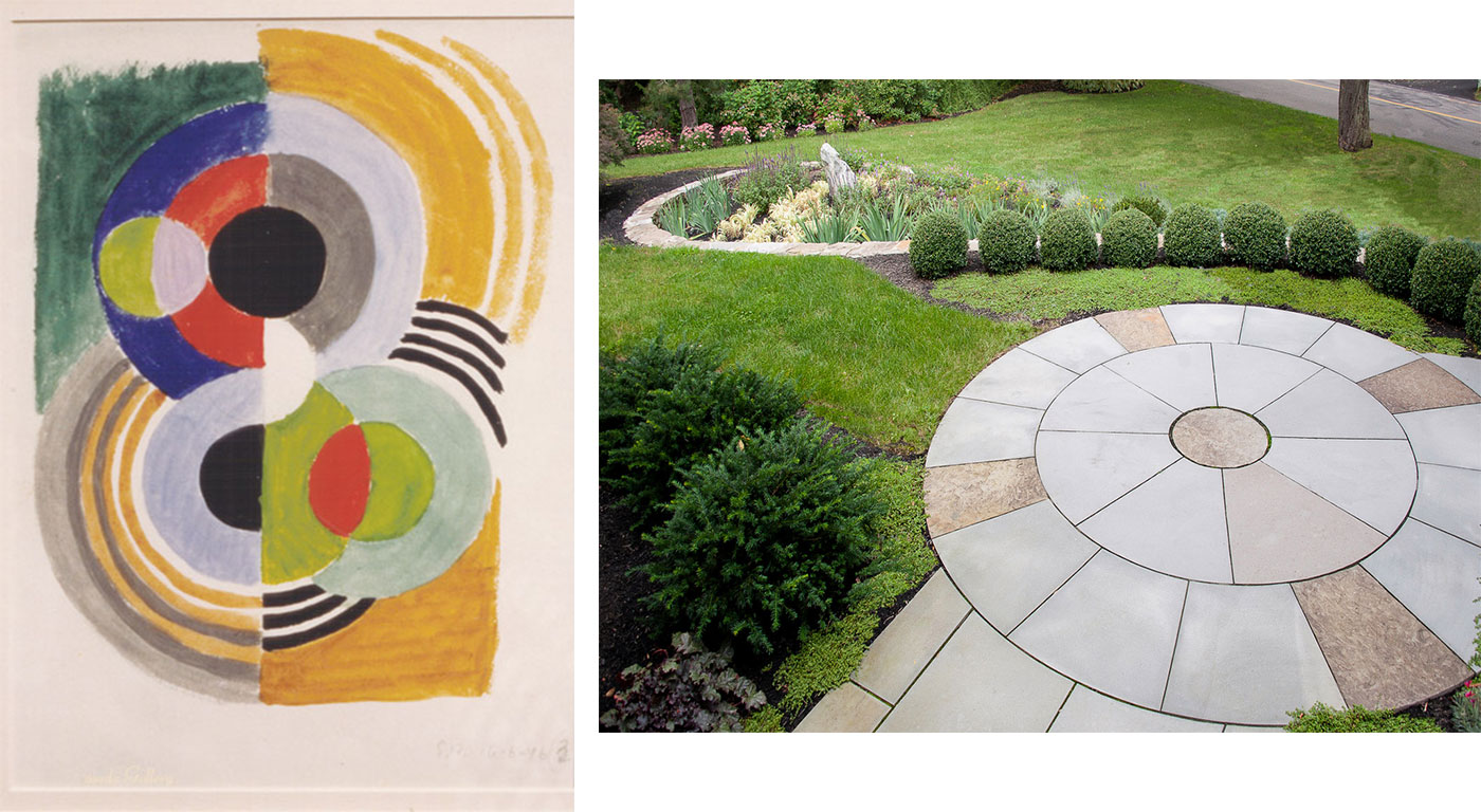 Delaunay Art Garden by Amy Martin Landscape Design