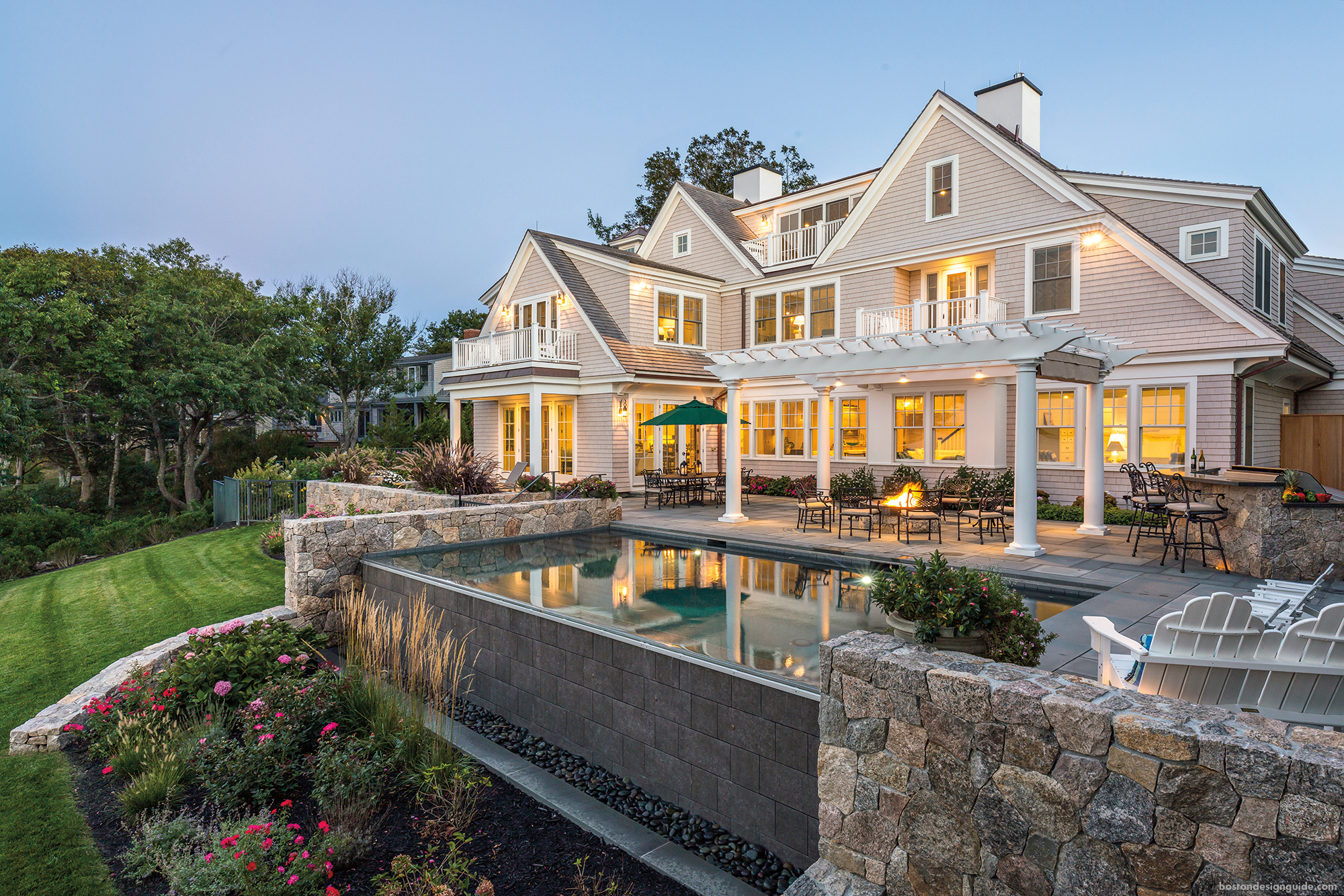 waterfront mansion in Falmouth Cape Cod