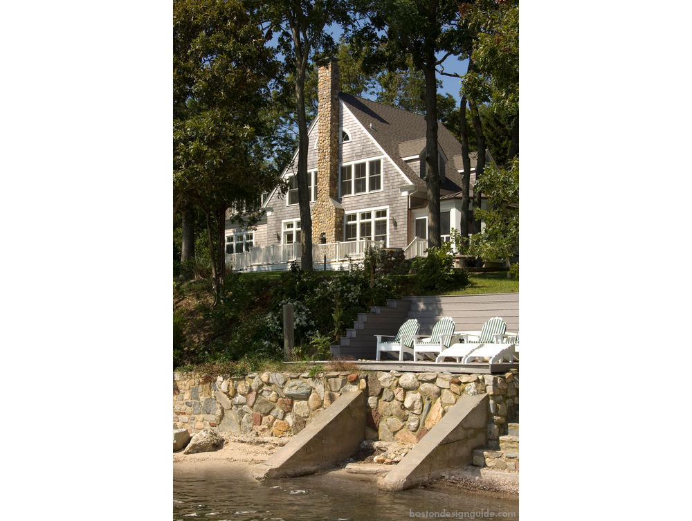 family shingle style home