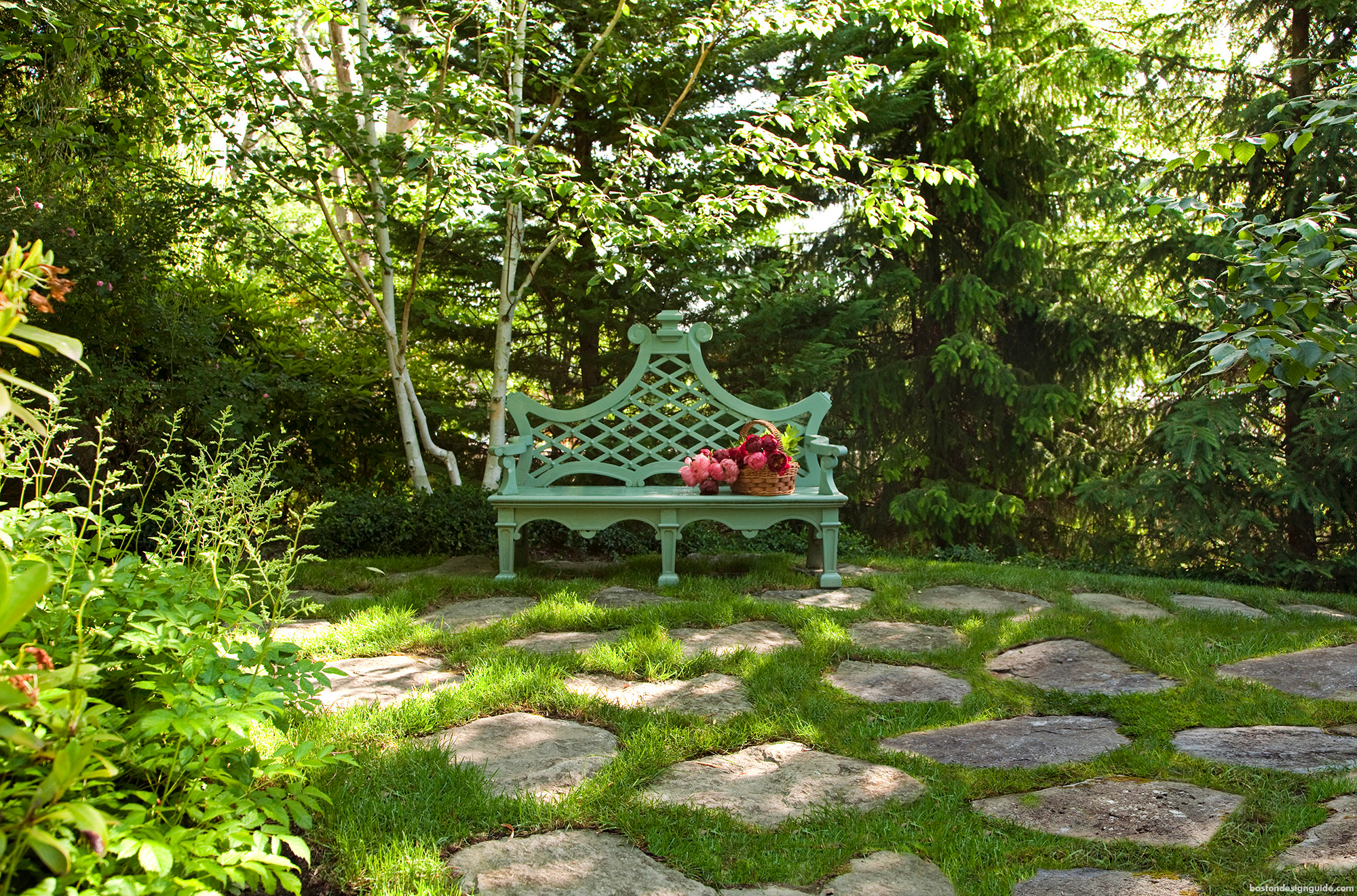 Romantic southing home gardens and landscape design