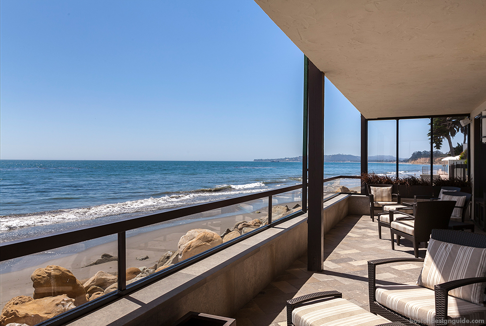 Pacific waterfront beach home residential architect