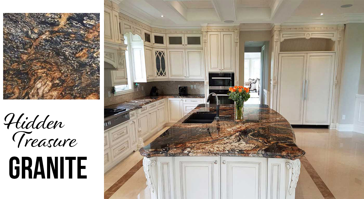 Hidden Treasure Granite installation by Onyx Marble & Granite