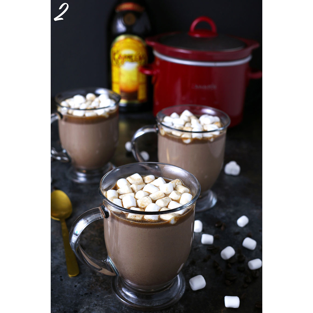 Slow Cooker Kahlua Hot Cocoa