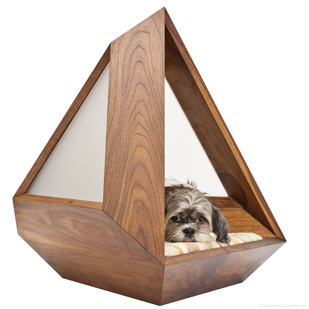 wooden dog bed holiday gift