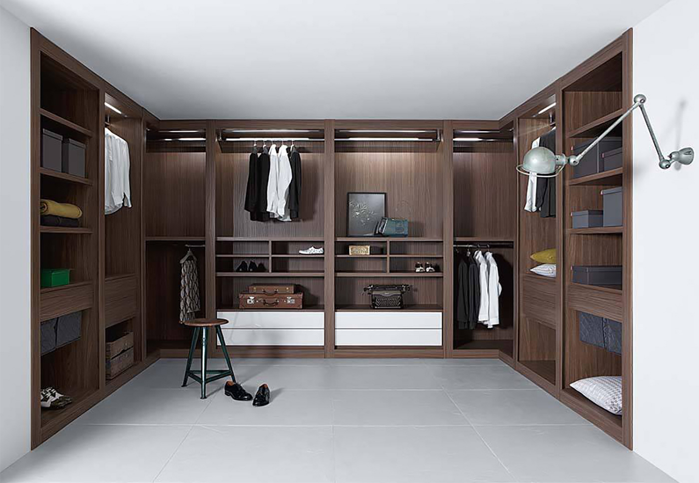 Freestanding custom closet