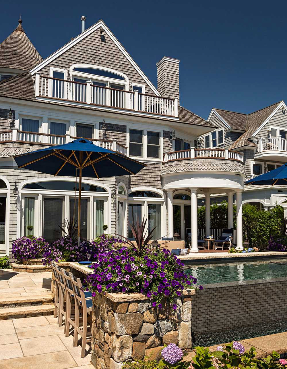 Beachside landscape architecture Nantucket Sound, New England beach homes