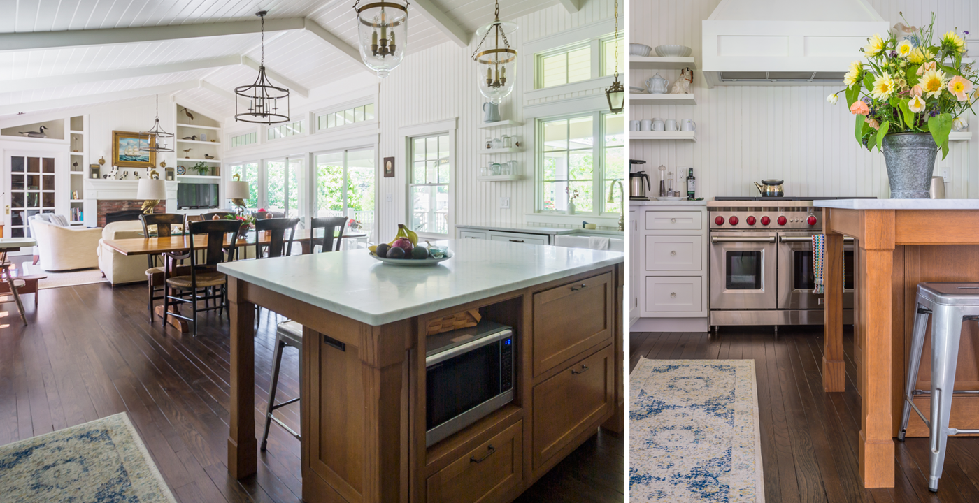 Cape Cod home remodeled kitchen