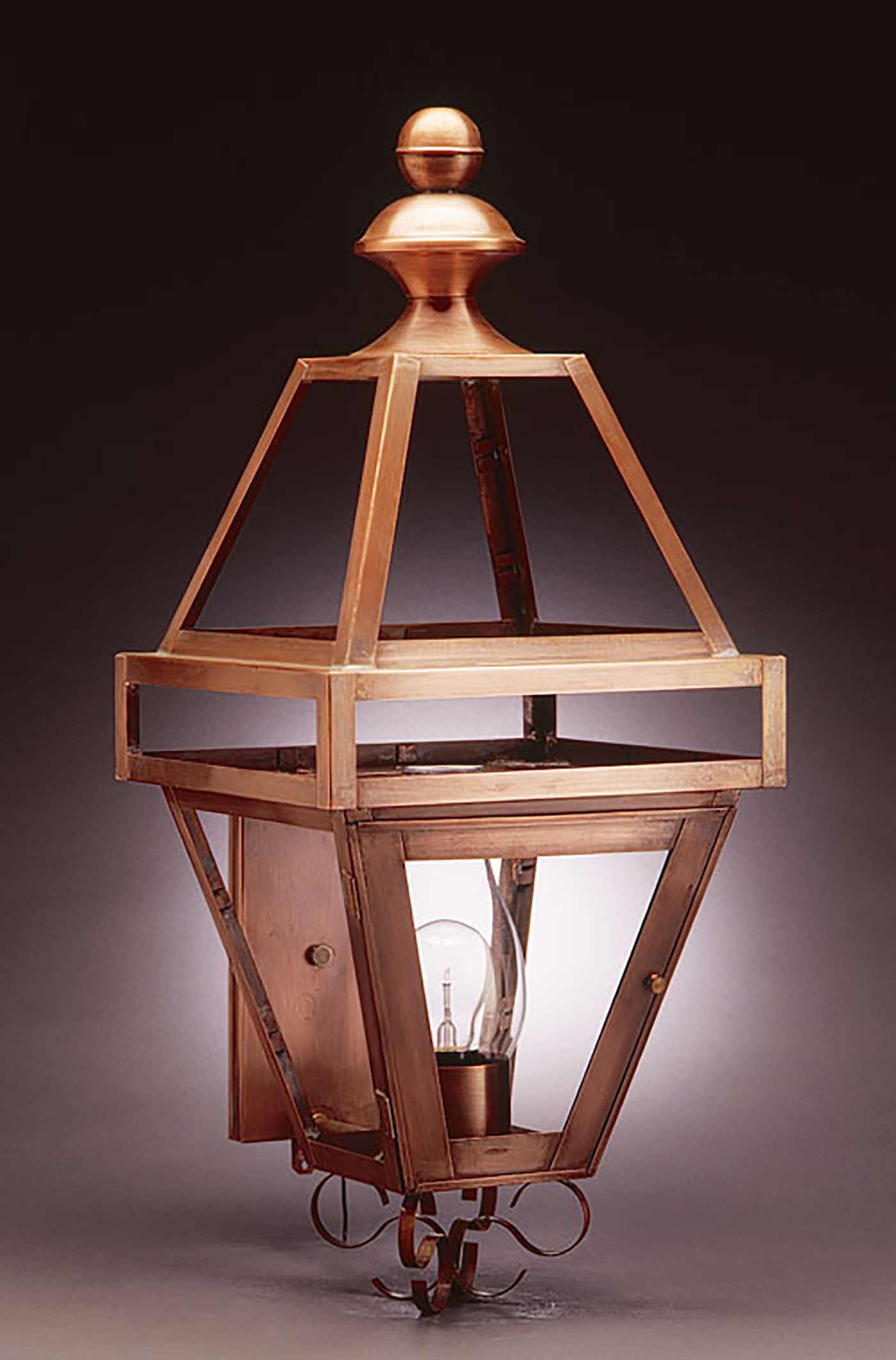 High-end copper lantern