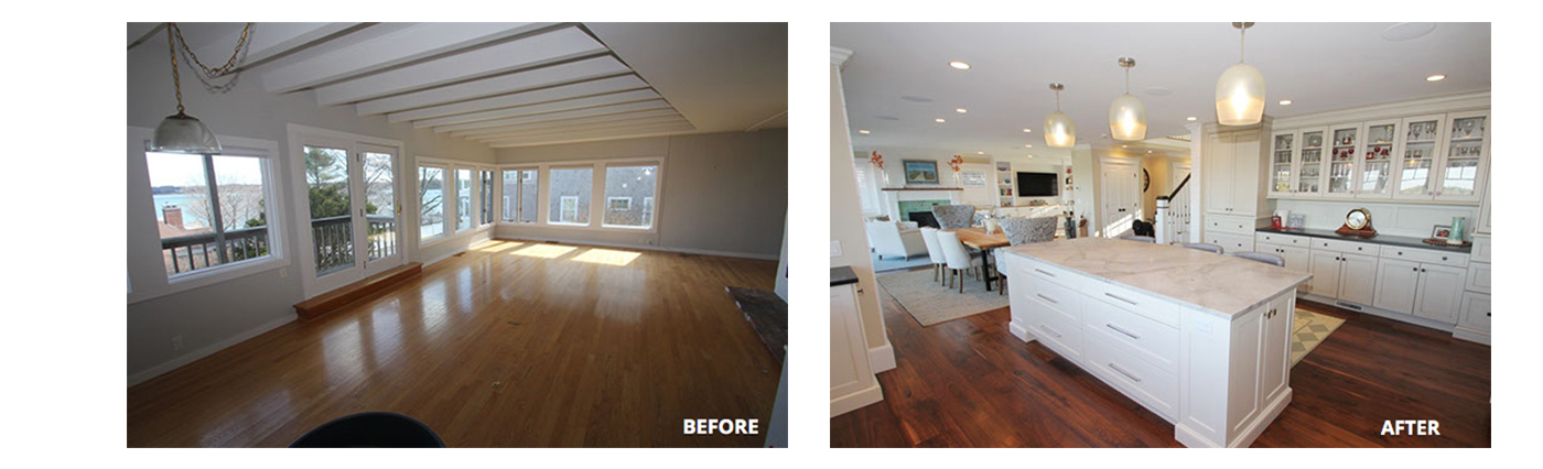 High-end home renovation interior