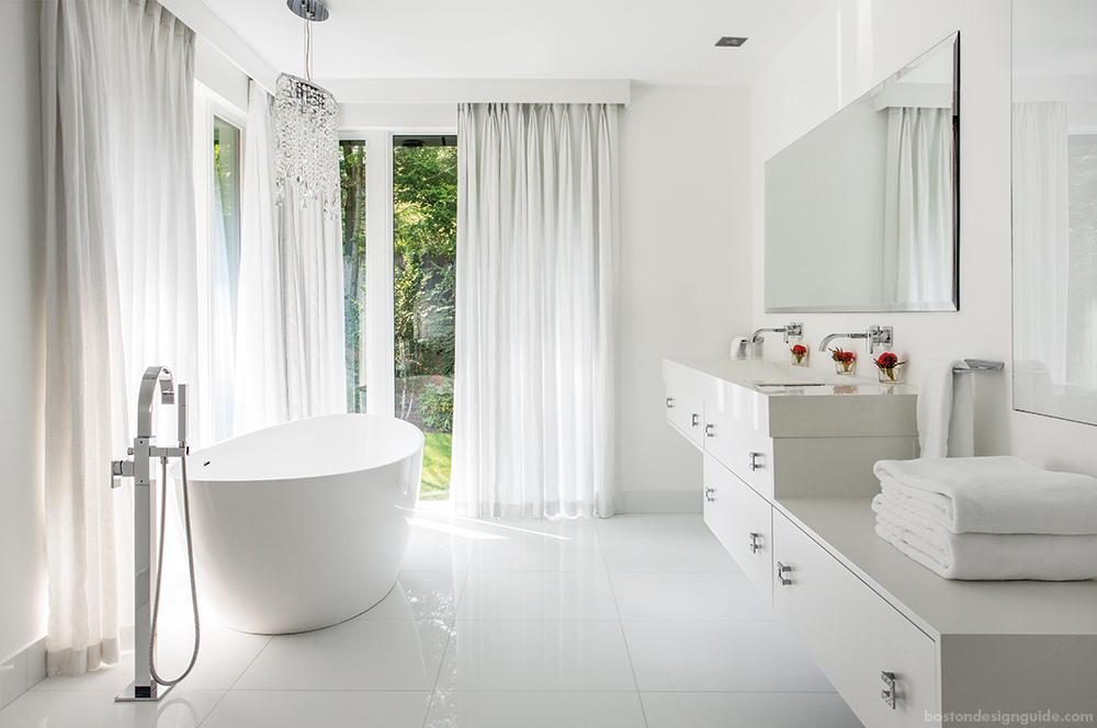 all white bathroom design