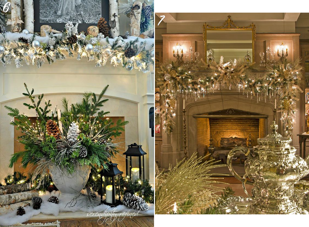 Mantel Decor for Holidays