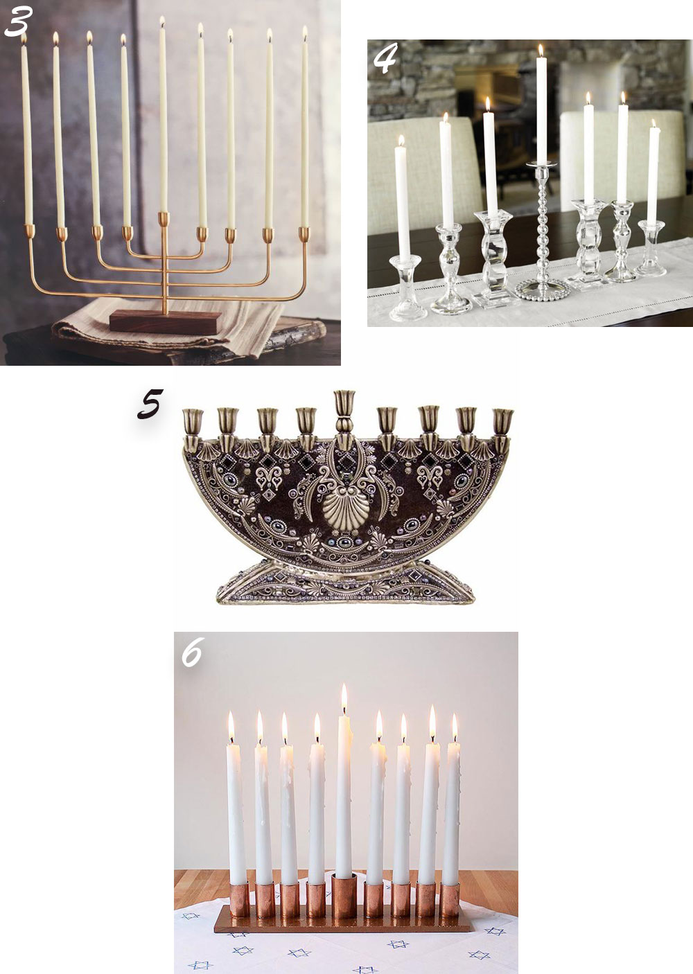 Creative DIY Menorah Ideas