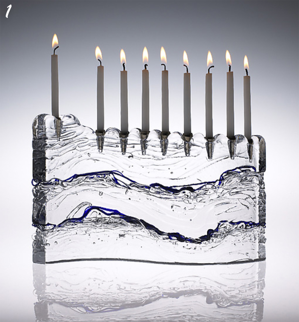 Modern Menorahs