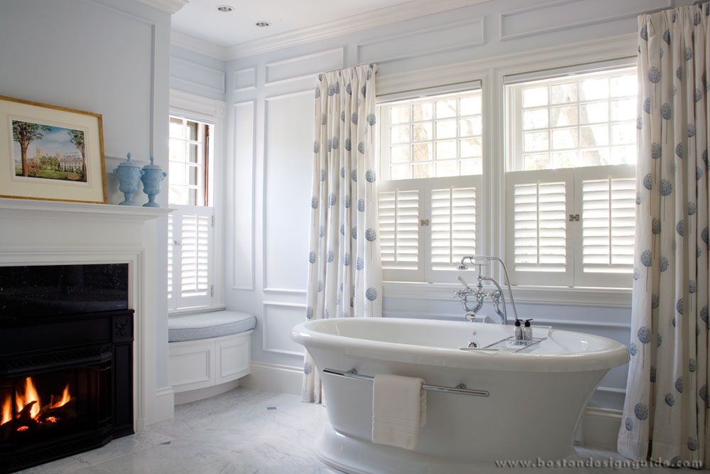 High-end master bathroom